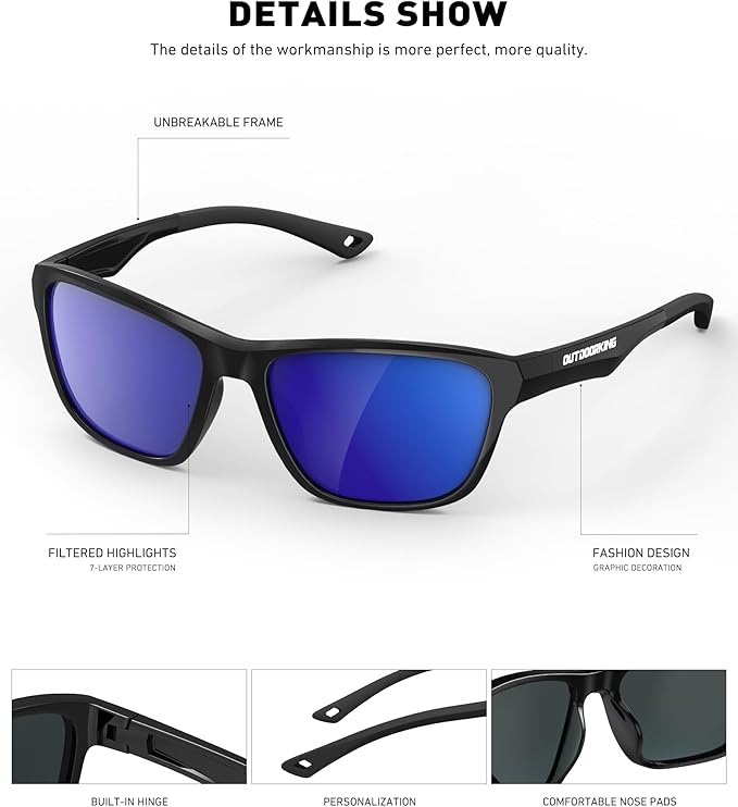 Polarized Running Sunglasses for Women Mens Sun Glasses for Cycling Fishing Driving Golf UV Protection