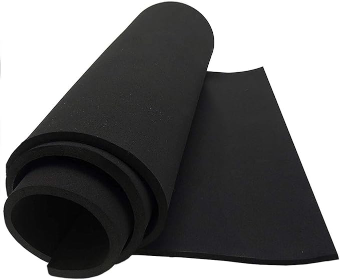 Dualplex Neoprene Sponge Foam Rubber Sheet Roll, 15 X 60 Inch X 1/8" Thick by DualplexTalvania