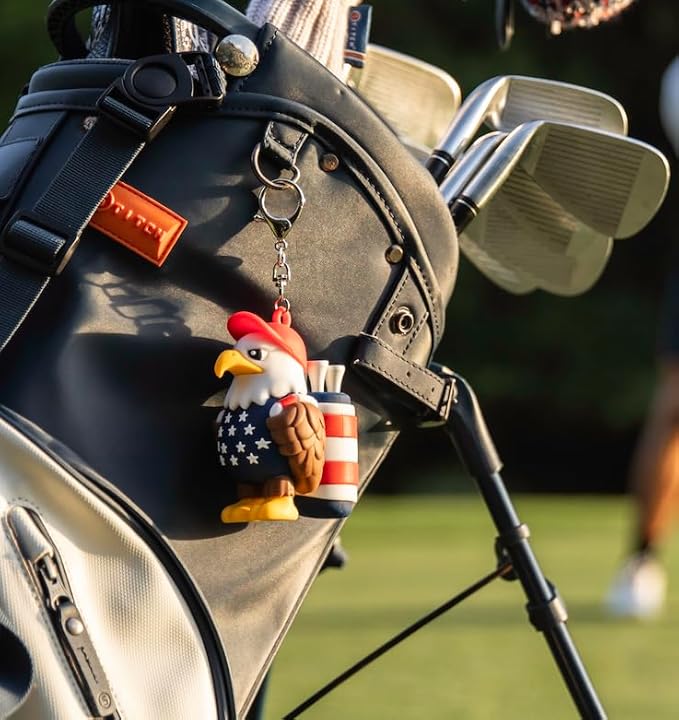 Animal Caddy Golf Tee Holder, Includes 8 Golf Tees, Fun Golf Accessory for Men & Women, Golf Gift