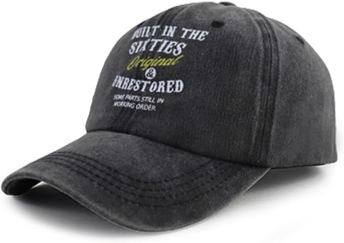 Built in The Nineties Eighties Seventies Sixties Fifties Forties Thirties Original Baseball Hat for Men Women