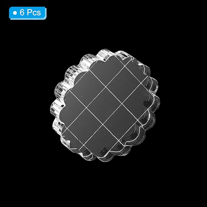 PATIKIL 1.6" Acrylic Stamp Block - Image 3