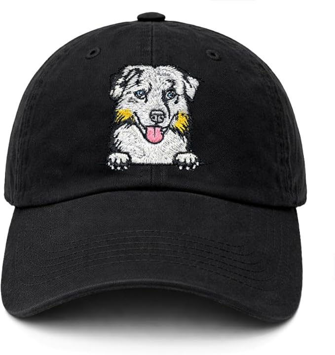 Pet Dog Lover Gifts,Embroidered Dog Baseball Hats for Men Women Dad Mom