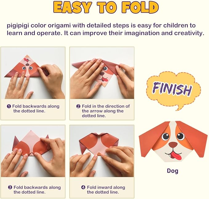 Pigipigi Kids Craft Origami Paper Kit - Image 8