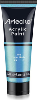 Artecho lridescent Blue Acrylic Paint Tubes, Art Craft Paints by Artecho
