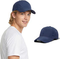 Men Adjustable Quick Dry Baseball Cap Laser Cut Mesh Ball Curved Brim Snapback Hat