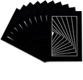 Pack of TEN 11x14 Mats Bevel Cut by Poster+Palooza