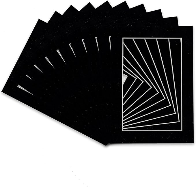 Pack of TEN 11x14 Mats Bevel Cut by Poster+Palooza