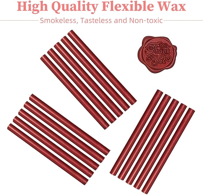 Wax Seal Sticks, Afobby 15 Pieces Glue Gun Sealing Wax Sticks - Image 2
