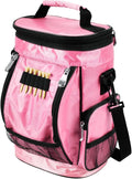Intech Golf Bag Cooler and Accessory Caddy, Portable Soft Sided 10-Can Insulated Cooler Bag, Fits on a Golf Cart, Push Cart or Carry
