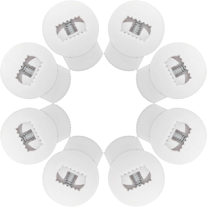AliBall Glove Locks, Lace Locks for Baseball Glove 8 Pack, Never Need Thying Knots Again, Strong Elasticity, Made Plastic and Springs, Fits All Gloves, Baseball Gloves Accessories