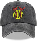 Funny Proud Softball Mom Hat for Women, Adjustable Embroidered Distressed Washed Cotton Baseball Mom Cap