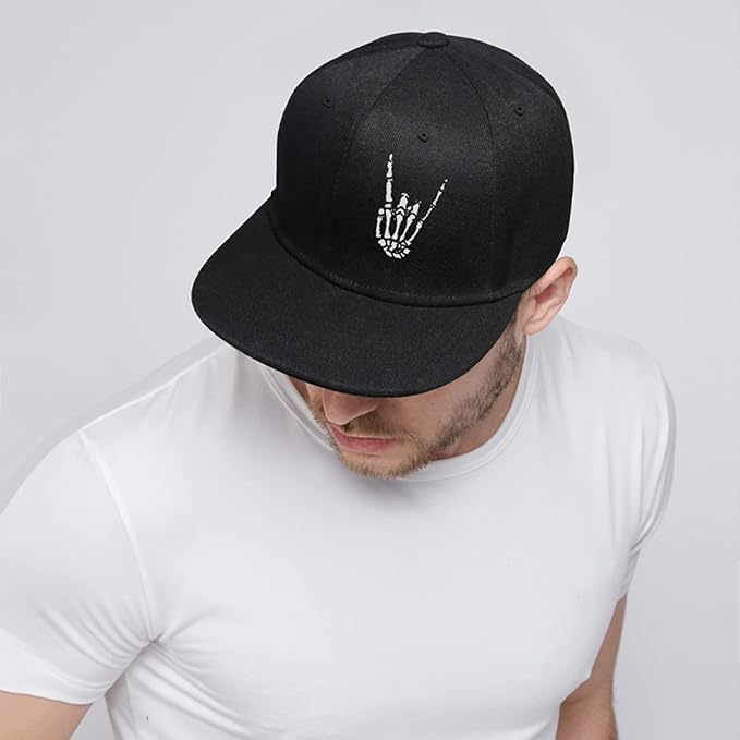 Snapback Hats for Men Mens Hats Flat Bill Snap Backpack Fitted Trucker