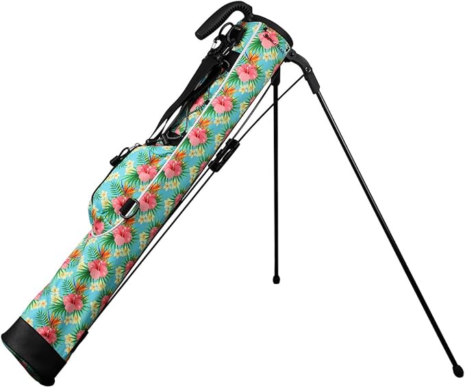 Orlimar Pitch ’n Putt Lightweight Sunday Golf Bag with Stand, Ultra-Light Carry Design, Two-Way Divider Top, Shoulder Strap, Compact Carry Golf Bag for Men & Women