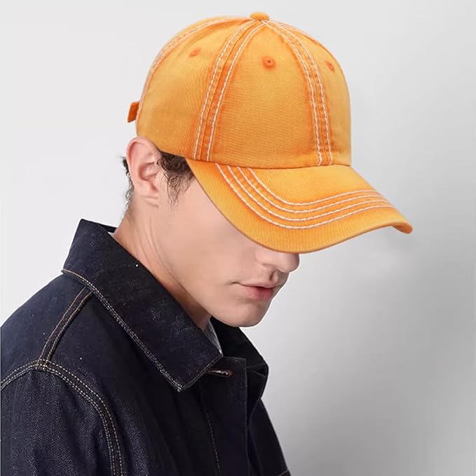 Baseball Cap Vintage Washed Hats Distressed Trucker Hat for Women Men