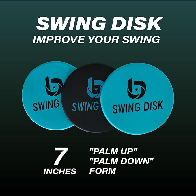 Bandit Sports Swing Disk Baseball Swing Trainer, Baseball Hitting Trainer Disks for Improving Baseball Swing, Baseball Training Equipment to Analyze Swing and Improve Batting Mechanics