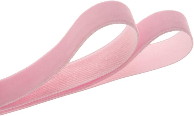 Vintage Pink Velvet Ribbon, 1 Inch X 25Yd - Image 2
