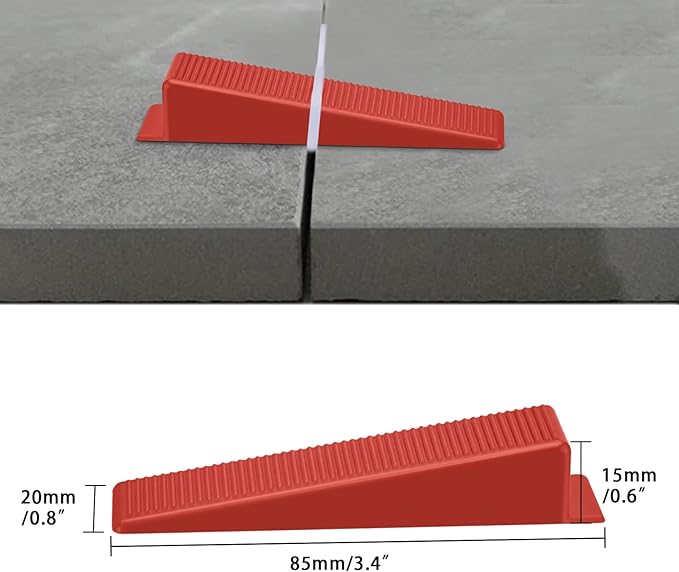 300 Pcs Tile Leveling Wedges Reusable Tile Wedges Suitable - Image 3