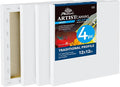 PHOENIX 12x12 Inch 4 Pack Artist Canvas by PHOENIX