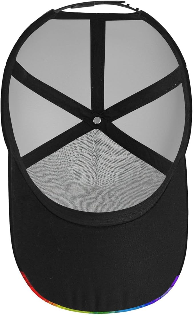 LGBT Gay Pride Rainbow Hat Men Women Baseball Cap Adjustable LGBT Trucker Hat Unisex Style Headwear Hats