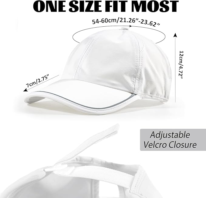 SHINCHIC Womens Ponytail Baseball Cap UPF50+ Waterproof Golf Hat High Bun Pony Cap Breathable Dad Hat for Outdoor