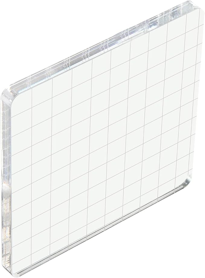 PATIKIL 4" x 4" Acrylic Stamp Block by PATIKIL