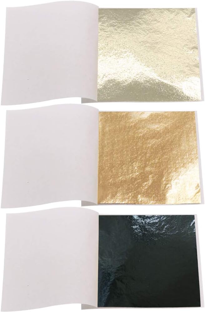 KINNO Gold Leaf Sheets, Arts Decoration, 3.15 by 3.35 Inches - Image 5