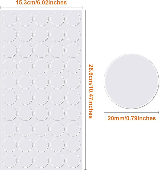 Zonon 500 Pcs Double Sided Adhesive Dots Clear Glue Point Tape Stickers Balloon - Image 2
