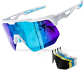 HAAYOT Polarized Sports Sunglasses for Men Women Youth Baseball Cycling Running Softball Biking Glasses 5 Lenses