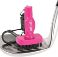 Grooveit Pink Mini Golf Brush The MiniG 'Dry Scrubber' Features A Detachable Magnet, Heavy-Duty Nylon Bristles, and 3-Yr Warranty - Used On All Professional Golf Tours - Golf Accessory of 2023