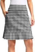 Viodia 20" Knee Length Skorts Skirts for Women with Pockets High Waisted Athletic Tennis Golf Skort for Casual Summer