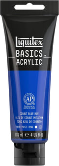 Liquitex BASICS Acrylic Paint, 118ml Tube, Cobalt Blue Hue by Liquitex