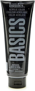 Liquitex BASICS Acrylic Paint, 250ml Tube, Mars Black by Liquitex