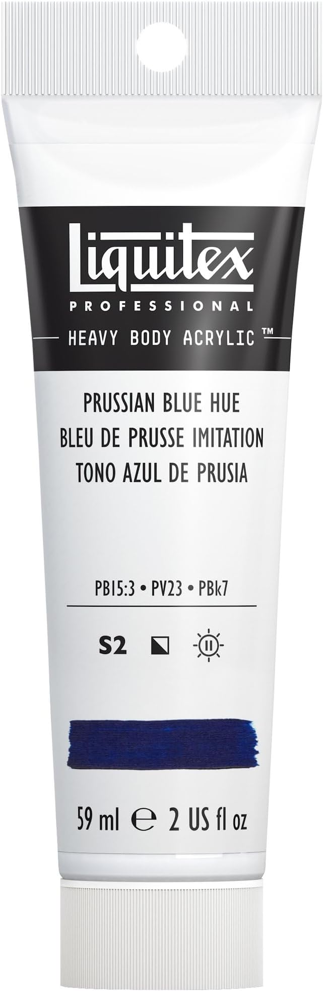 Liquitex Professional Heavy Body Acrylic Paint, 2-oz Tube, Prussian Blue Hue by Liquitex