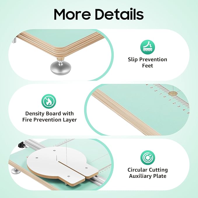 Foam Cutting Machine, 72W Hot Wire Foam Cutter Working Table Electric Hot Wire - Image 6
