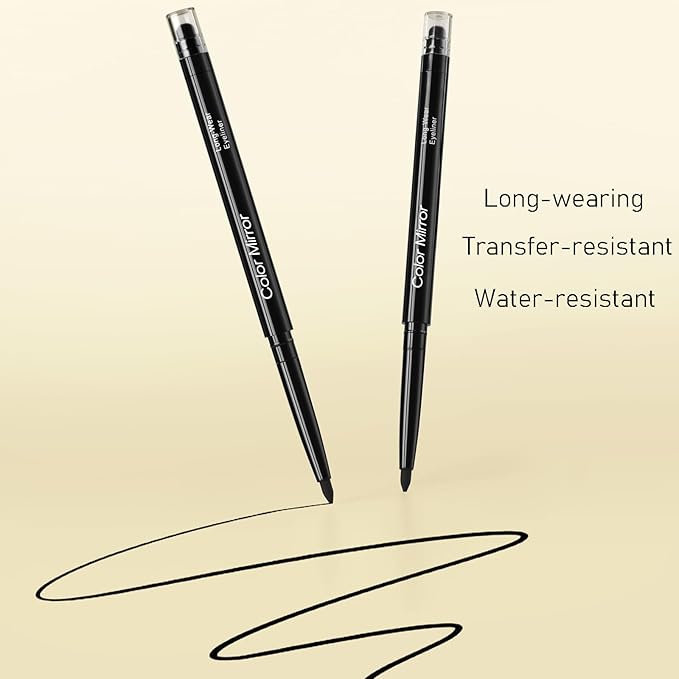 Smudge Proof Eyeliner, Waterproof Retractable Eye liner - Image 6