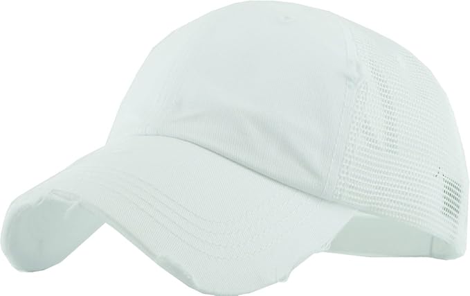 Classic Plain Ponytail Messy High Bun Headwear Adjustable Cotton Trucker Mesh Glitter Hat Baseball Cap