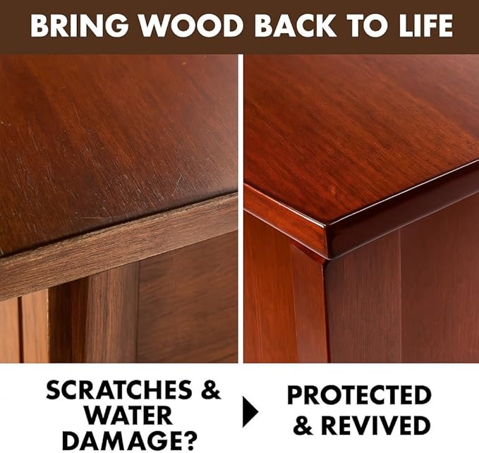 Trade Secret Crystal Clear Pro Finish, Furniture Repair Touch Up Coat, Wood - Image 3