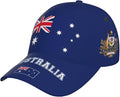 National Flags Baseball Cap for Men Women, Fashion Adjustable Sun Protection Visor Caps Trucker Hat Patriotic Caps