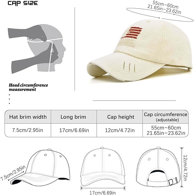 U.S. 250th Anniversary 250 Years Freedoms 1776-2026 Baseball Hats Funny