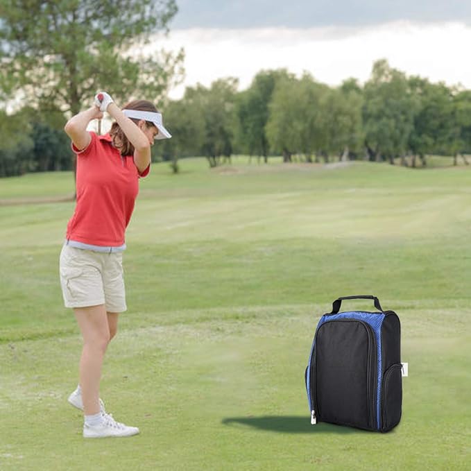 LONGCHAO Golf Shoes Bag for Men Sport Bag - Travel Shoes Case Carry Tote Bag for Sport Golf Tennis and Other Accessories