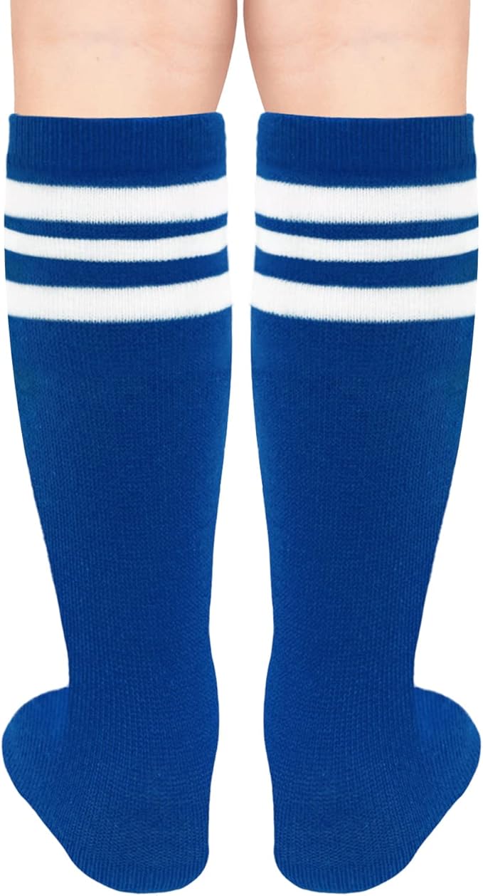 qikqik Toddler Soccer Socks Kids Soccer Socks Boys Baseball Sock Youth Football Sock Girls Softball Accessories Team Sports