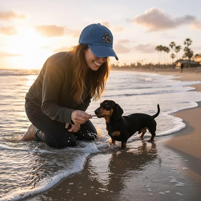 Pet Dog Lover Gifts,Embroidered Dog Baseball Hats for Men Women Dad Mom