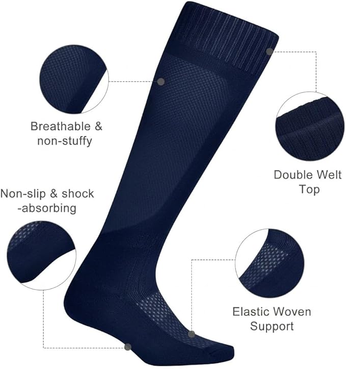 Baseball Socks and Belt Combo for Youth Adult Softball Sock Belt for Boys and Girls