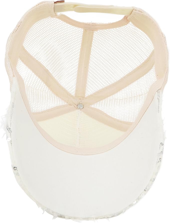 Hoce Fashion Rhinestone Denim Baseball Cap Studded Bling Hat for Women