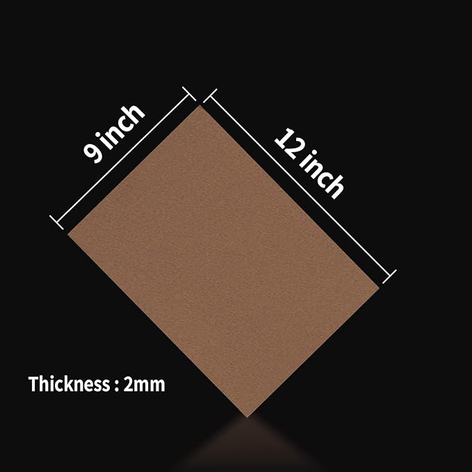 MEARCOOH Brown Foam Sheets Crafts 9x12 Inch 2mm Eva Color Craft Foam Paper - Image 3