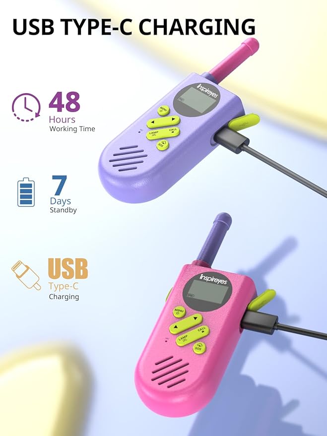 Walkie Talkies for Kids Rechargeable, Toys for Boys and Girls Ages 3-12 - Image 2