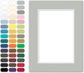 Poster Master Gray Matboard – 4-Ply Acid-Free Picture Mat Board by PosterMaster