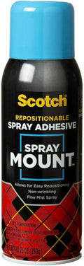 Scotch Spray Mount Repositionable Adhesive, 10.25 oz – Removable/Restickable by ScotchBrand