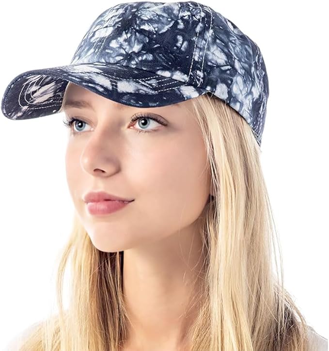 Cotton Baseball Cap Dad Hat – Washed Low Profile Adjustable Hat for Men Women Casual Outdoor Running Golf