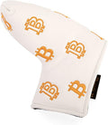 Bitcoin Golf Putter Cover for Blade and Mallet Putters - Golf Headcovers for Club Protection - HODL 21 Golf Accessories
